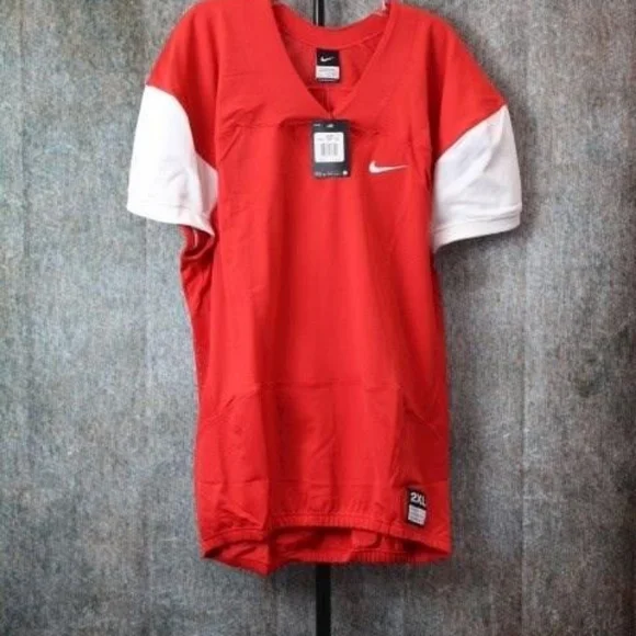 NWT Nike Men's Red/White Football Jersey SZ-XXL - Picture 1 of 8